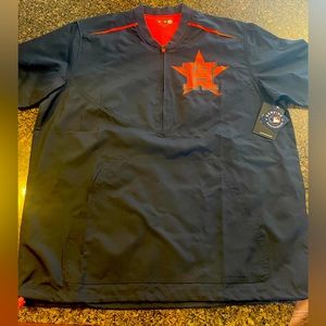 MLB Houston Astros short sleeve windbreaker
